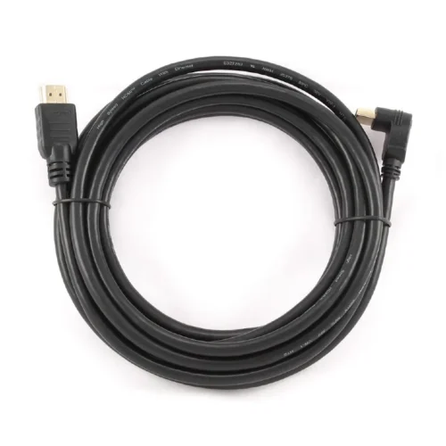 Gembird HDMI кабел HDMI v1.4 3D TV High Speed Ethernet 4.5M angled 90 (gold-plated)