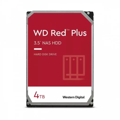 Western Digital Drive 35 inches Red Plus 4TB CMR 256MB/5400RPM