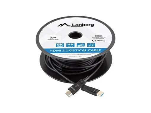 Lanberg Cable HDMI M/M v2.1 20M 8K black optical AOC - Image 3