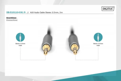 Digitus Audio Connection Cable DB-510110-030-S - Image 3