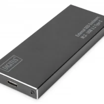 Digitus външен SSD Enclosure USB Type C for SSD M2 (NGFF) SATA III 80/60/42 / 30mm aluminum