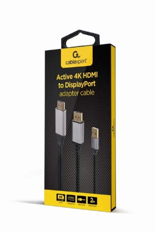 Gembird Adapter HDMI to DP 4K M 60Hz USB-A powered - Image 3