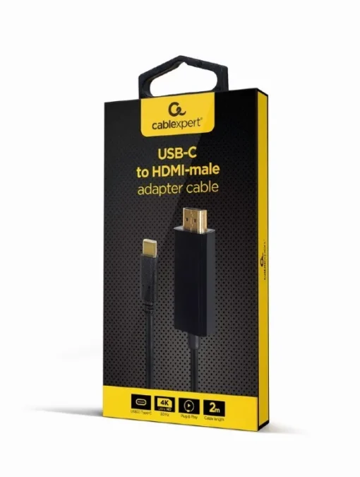 Gembird Cable USB-C to HDMI male 4K 30Hz 2m - Image 2