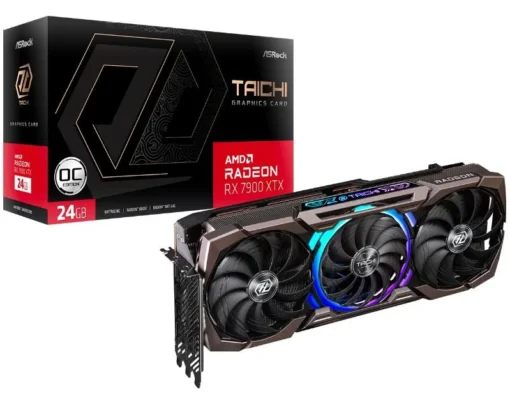 ASRock Graphics card Radeon RX 7900 XTX TAICHI 24GB OC GDDR6 384bit 3DP/HDMI