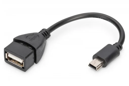 Digitus Cable OTG USB-miniUSB 02m