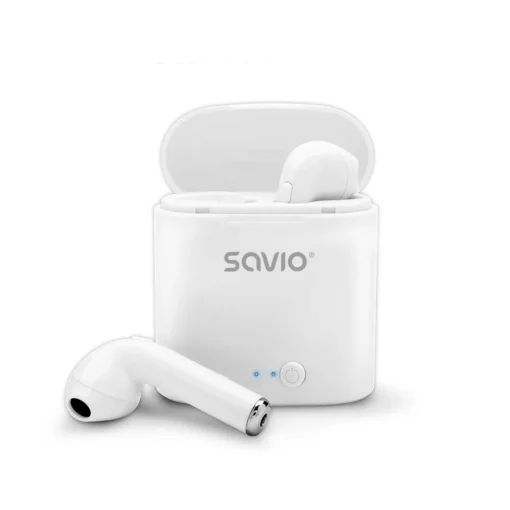 Elmak Earphones TWS-01 BT+mic SAVIO - Image 2