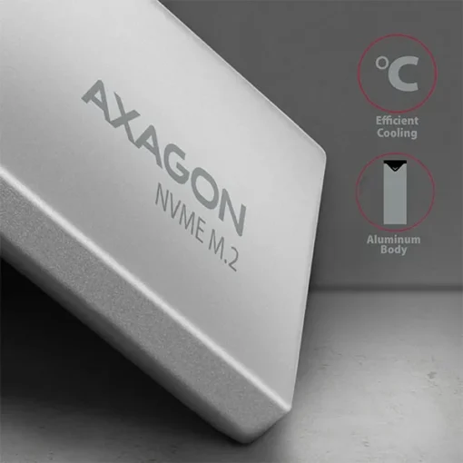 AXAGON Box EEM2-UG2 USB-C 3.2 Gen 2 - M.2 NVMe SSD 42-80mm - Image 5