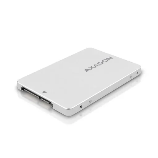 AXAGON ALU body, RSS-M2SD SATA - M.2 SSD SATA, up to 80mm SSD, silver - Image 2