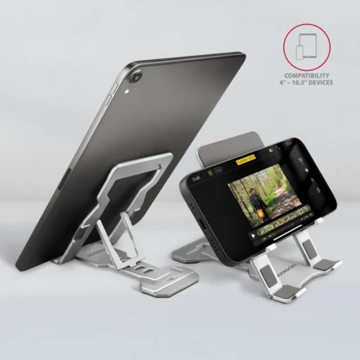 AXAGON Stand for 4 - 10.5 phones/tablets, 5 adjustable angles STND-M ALU - Image 5