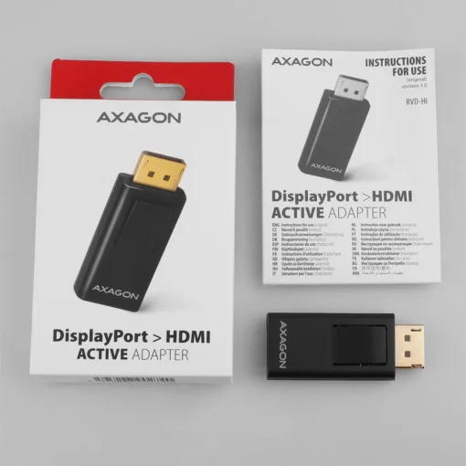 AXAGON DisplayPort -> HDMI Reduction / Mini Adapter, FullHD, RVD-HI - Image 5