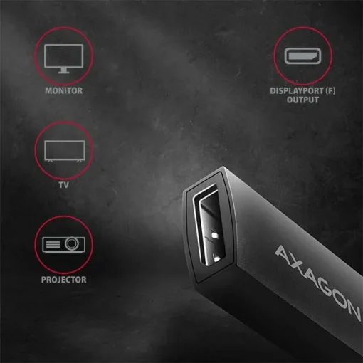 AXAGON USB-C on DisplayPort adapter, RVC-DP - Image 3