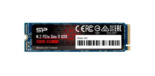 Silicon Power P34A80 1TB PCIe M.2 NVMe SSD 3400/3000MB/s