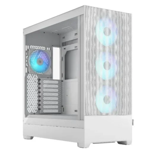 Fractal Design кутия Pop XL Air RGB White TG Clear Tint