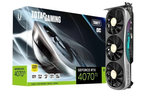 ZOTAC видео карта GeForce RTX 4070 Ti TRINITY OC 12GB GDDR6X 192bit 3DP/HDMI