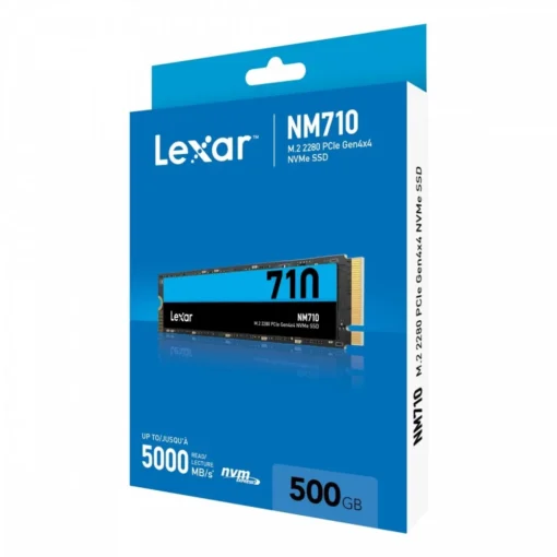 Lexar SSD drive NM710 500GB NVMe M.2 2280 5000/2600MB/s - Image 2