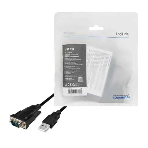 LogiLink USB adapter to DB9 port, black, 1.5m - Image 4