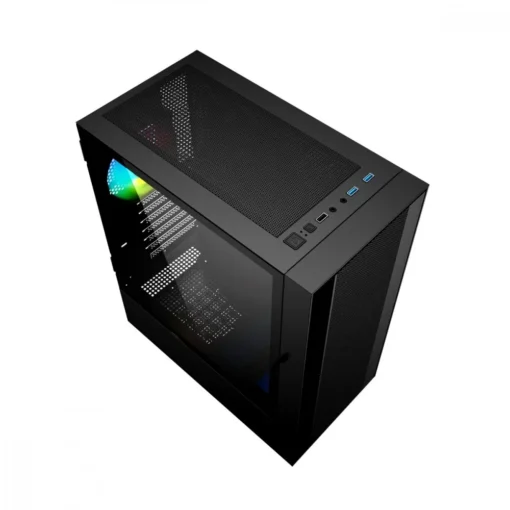 Gembird Компютър Case Midi Tower Fornax 4000 ARGB black - Image 4