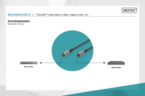 Digitus Optical audio cable DB-510510-030-S - Image 4