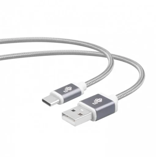 TB Cable USB - USB C 1.5 m gray tape premium - Image 5