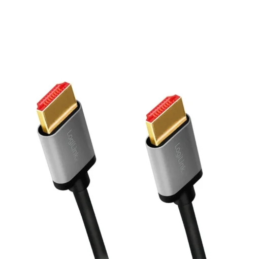 LogiLink HDMI 2.1 cable 8K/60Hz , alu, 3m - Image 2