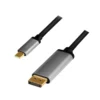 LogiLink USB-C to DP cable 4K 60Hz alu 1.8m