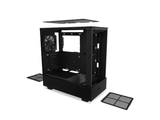 NZXT кутия за компютър H5 Flow with window black - Image 4