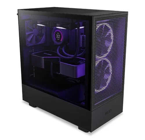 NZXT кутия за компютър H5 Flow with window black