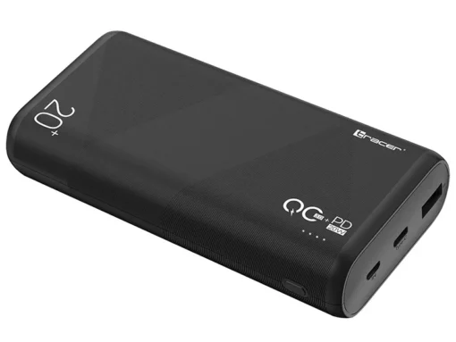 Tracer Powerbank Amos 20000mAh QC3.0-PD20W BK black - Image 2