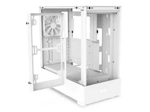 NZXT кутия за компютър H5 Flow with window white - Image 5