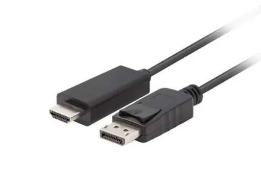 Lanberg Cable DisplayPort (M) V1.1 -> HDMI (M) 1m black