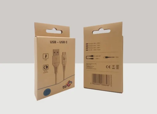 TB Cable USB-USB C 1m eco material 2.0 3A - Image 2