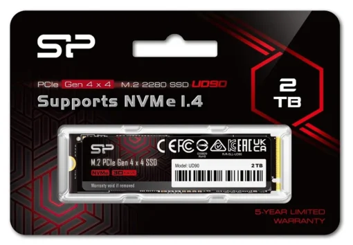 Silicon Power SSD drive UD90 2TB PCIe M.2 2280 NVMe Gen 4x4 5000/4800 MB/s - Image 2