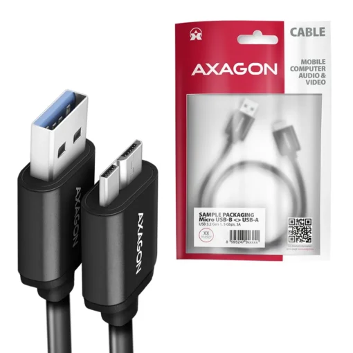 AXAGON AXAGON BUMM3-AM10AB cab le USB Micro-B USB- - Image 5