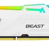 Kingston памет DDR5 Fury Beast RGB 16GB(1*16GB)/5200 CL36 white