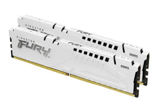 Kingston памет DDR5 Fury Beast 64GB(2*32GB)/5600Mhz CL36 white - Image 2