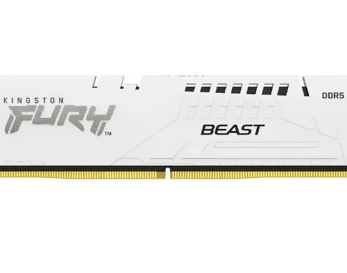 Kingston памет DDR5 Fury Beast 64GB(2*32GB)/5600Mhz CL36 white