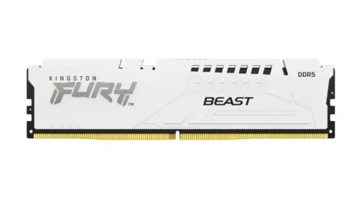 Kingston памет DDR5 Fury Beast 64GB(2*32GB)/5600Mhz CL36 white