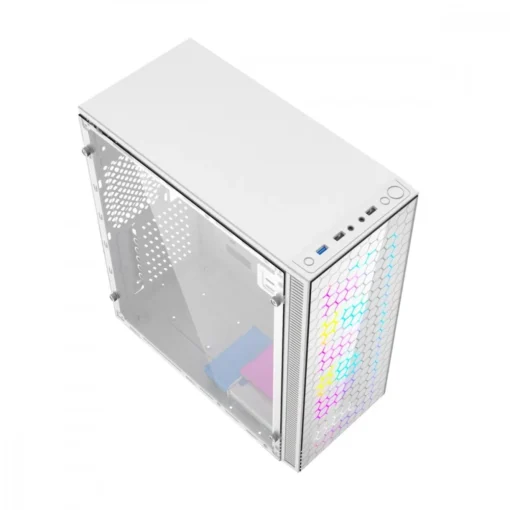 Gembird Компютър case gaming Fornax 500, white - Image 3