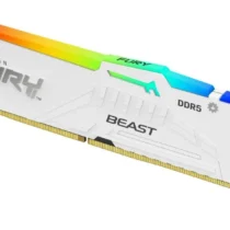 Kingston памет DDR5 Fury Beast RGB 32GB(1*32GB)/5600 CL36 white