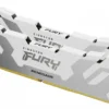 Kingston памет DDR5 Fury Renegade White 32GB(2*16GB)/6400 CL32