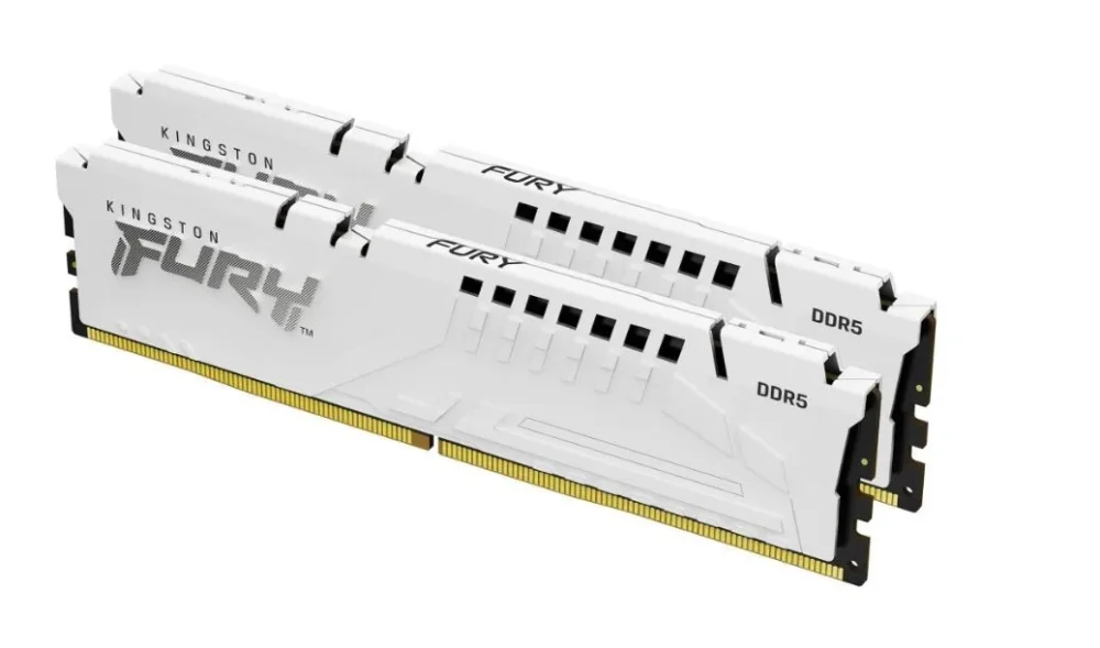 Kingston памет DDR5 Fury Beast 64GB(2*32GB)/5200 CL40 white