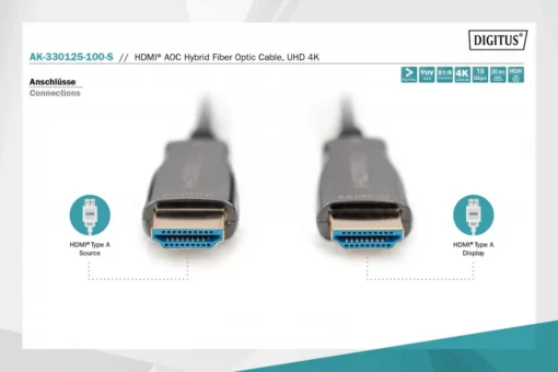 Digitus Connection Cable AK-330125-100-S - Image 5