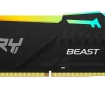 Kingston памет DDR5 Fury Beast Black RGB 64GB(4*16GB)/5200 CL40