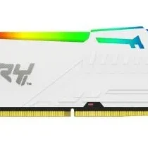 Kingston памет DDR5 Fury Beast White RGB 64GB(4*16GB)/5200 CL40