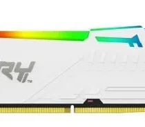 Kingston памет DDR5 Fury Beast White RGB 64GB(4*16GB)/5600 CL40