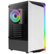 AeroCool кутия за компютър Bionic TG RGB USB 3.0 Mid Tower white