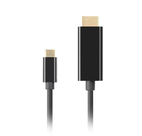 Lanberg Кабел USB-C->HDMI 1.8M 4K CA-CMHD-10CU-0018-B