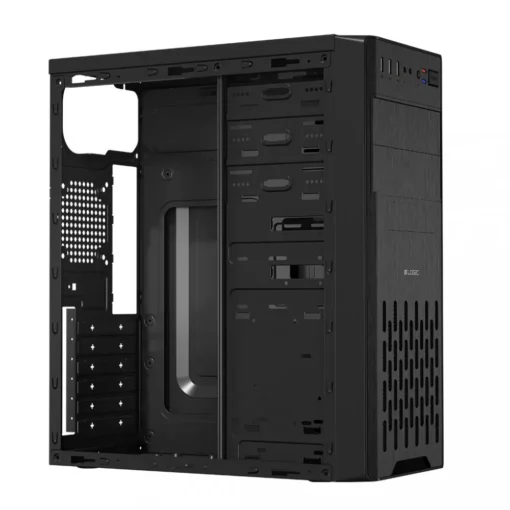 Logic Concept Computer case without adapter L2 2xUSB, black - Image 3