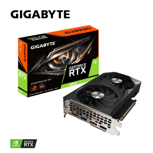 Gigabyte Graphics card GeForce RTX 3060 Windforce OC 2.0 12GB GDDR6 192bit - Image 2