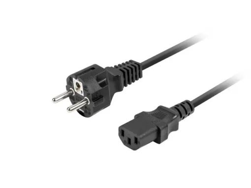 Lanberg Power cable Лаптоп CEE 7/7 -> C320 C13 1.8m straight black